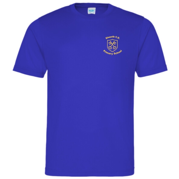Elworth C of E - Elowrth CE PE T-Shirt, Elworth CE Primary School