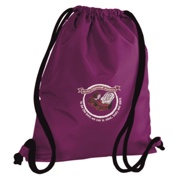 Monks Coppenhall - Monks Coppenhall PE Bag, Monks Coppenhall Academy