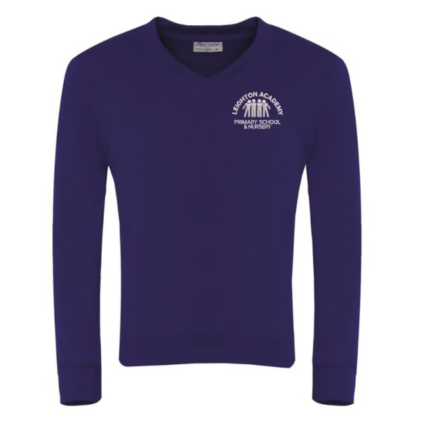 Leighton Academy - v-Neck Sweatshirt, Leighton Academy
