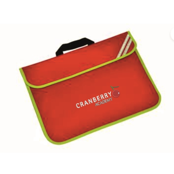 Cranberry Academy - Cranberry Slimline Bookbag, Cranberry Academy