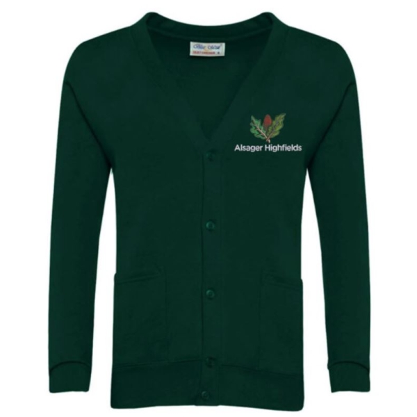 Alsager Highfields - Alsager Highfields Sweat Cardigan, Alsager Highfields Community Primary School
