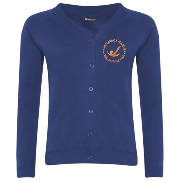 KINGSLAND CE ACADEMY - Kingsland CE Sweat Cardigan, Kingsland CE Academy
