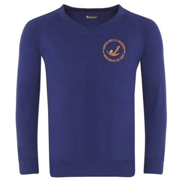 KINGSLAND CE ACADEMY - Kingsland CE V Neck Sweatshirt, Kingsland CE Academy