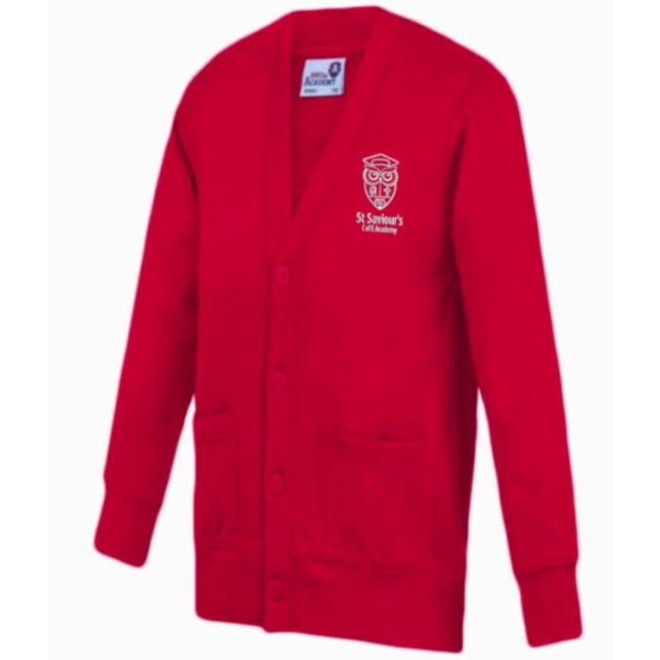 St Saviours C.E Academy - St Saviours Sweat Cardigan, St. Saviour's CE Academy
