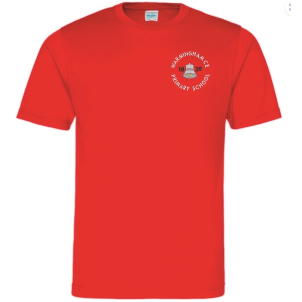 Warmingham C.E Primary School - Warmingham PE T-Shirt, Warmingham CE Primary School
