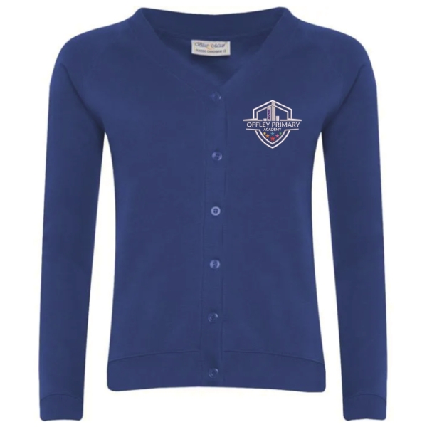 Offley Primary School - Offley Primary Academy Sweat Cardi, Offley Primary Academy